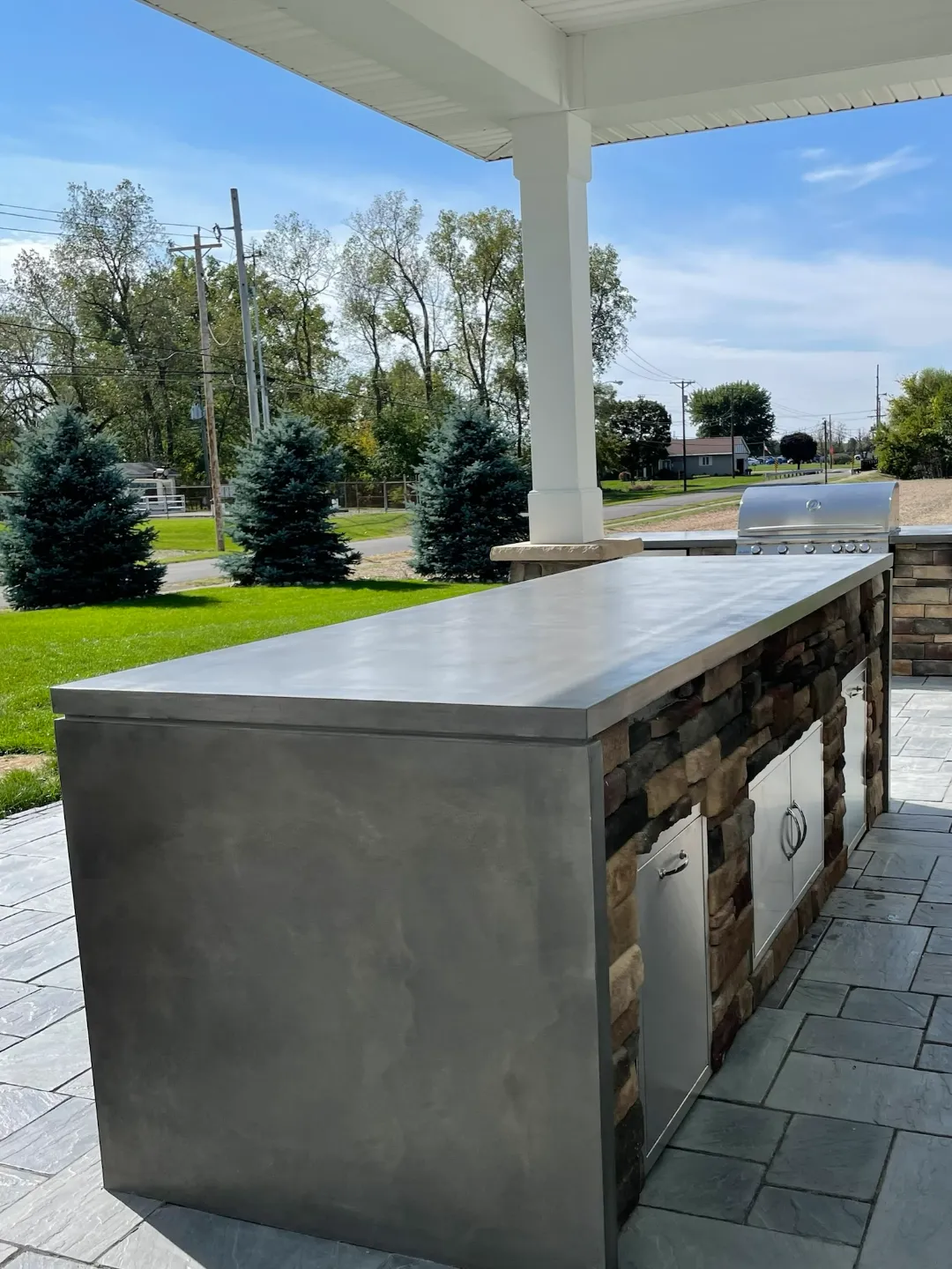 delphos ohio outdoor kitchen project by edgy studios 1